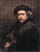 REMBRANDT Harmenszoon van Rijn Self-Portrait 88 oil painting artist